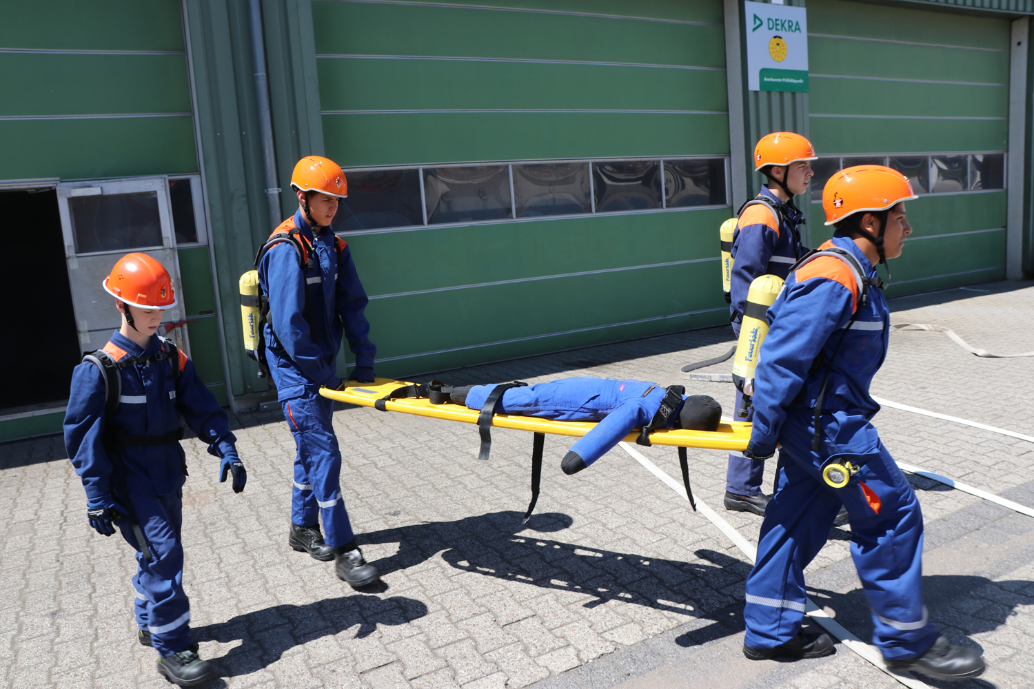 Jugendfeuerwehr Großübung 2025