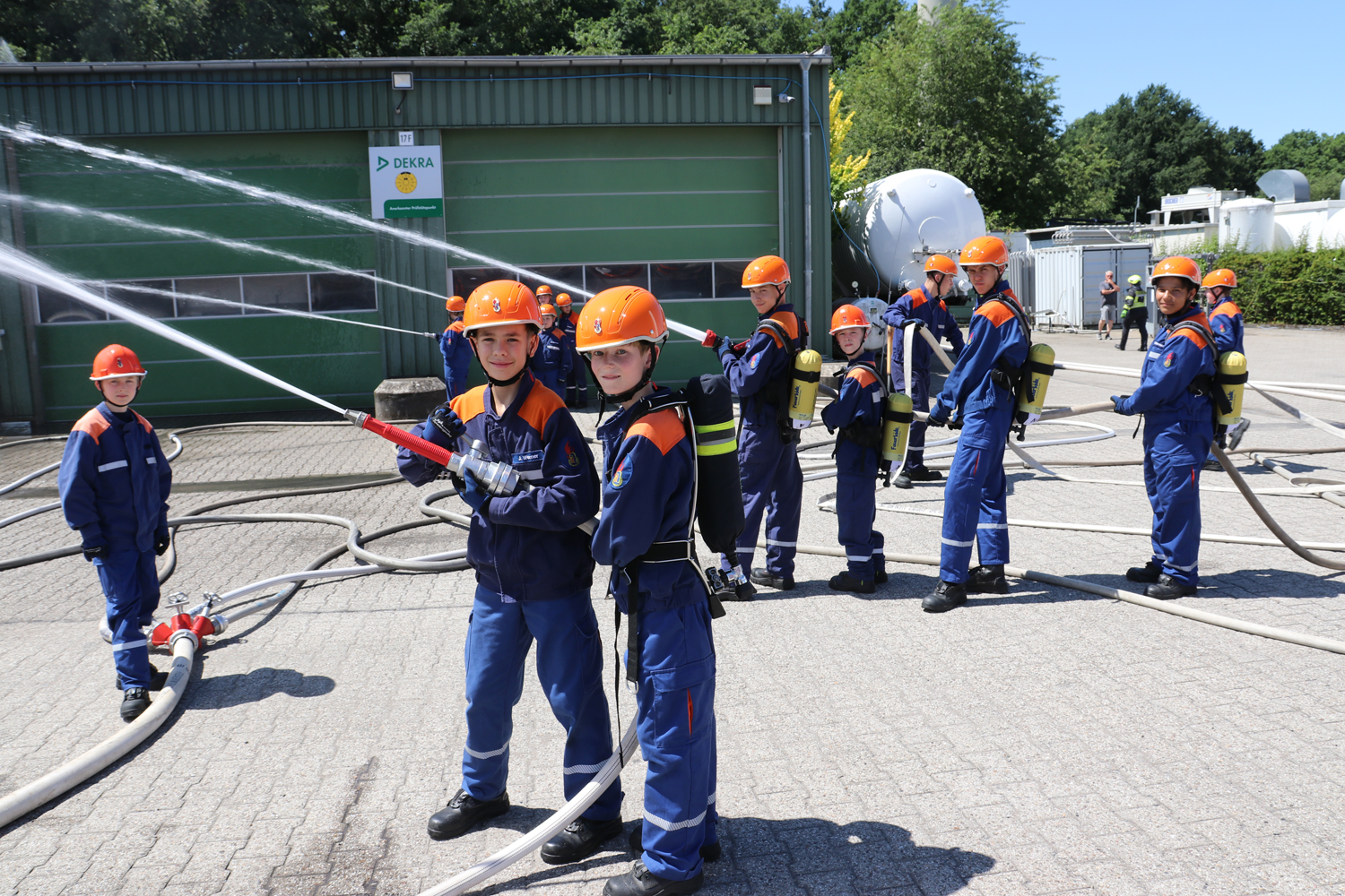 Jugendfeuerwehr Großübung 2025