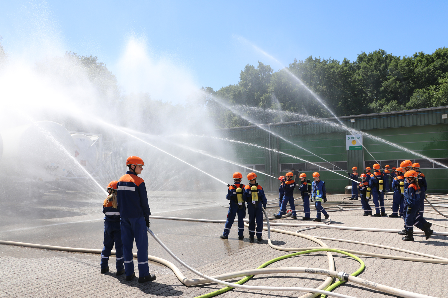 Jugendfeuerwehr Großübung 2025