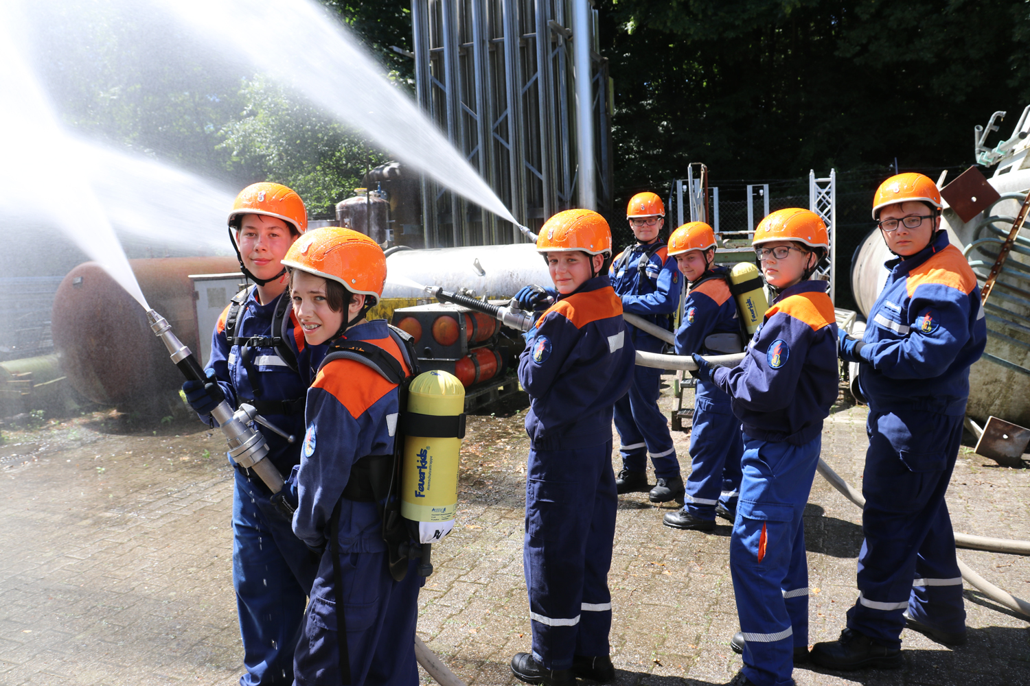 Jugendfeuerwehr Großübung 2025