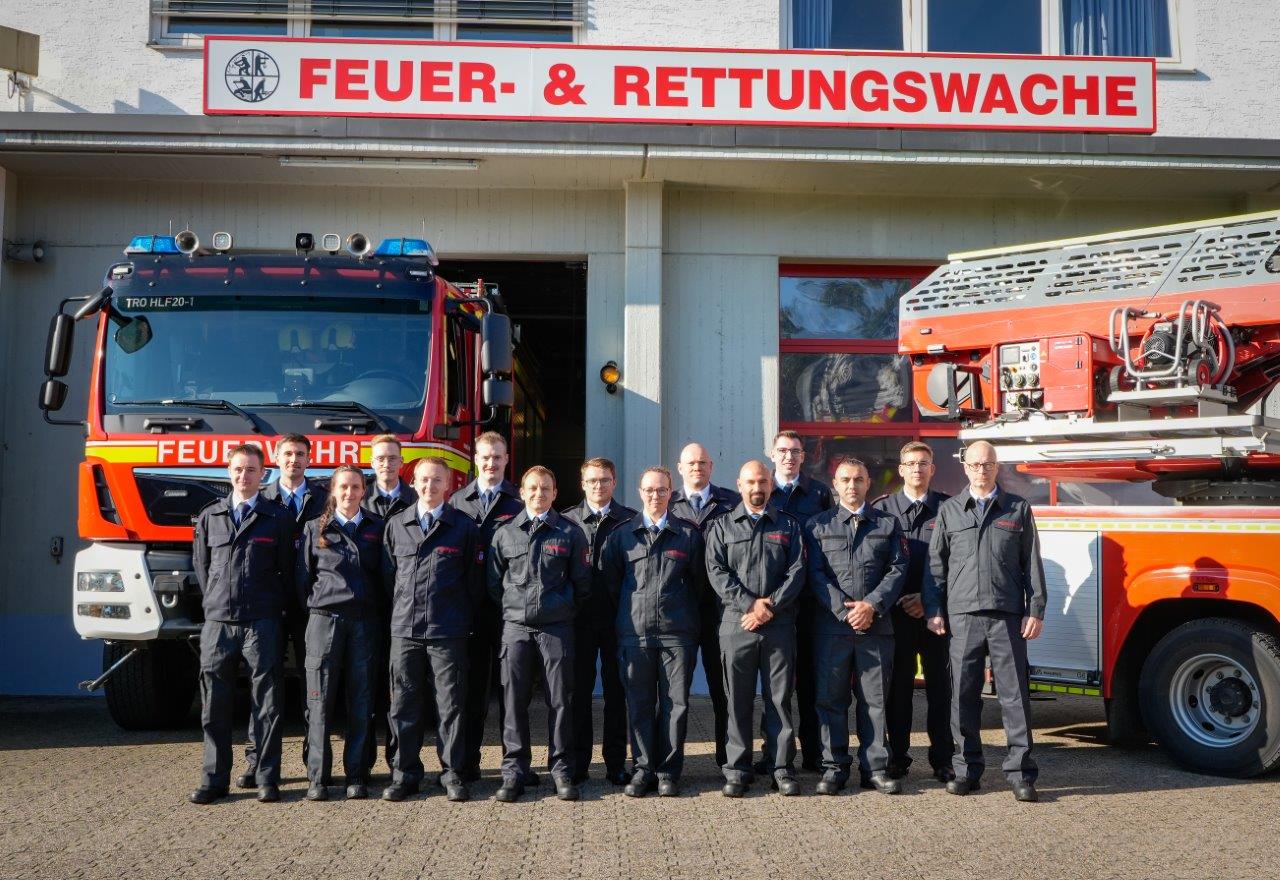 Brandmeisteranwärter*innen vereidigt